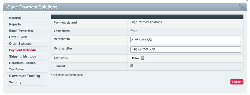 Sage Config